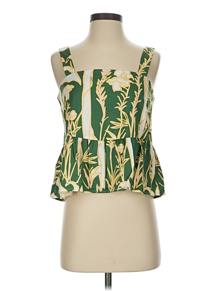 Pre-owned Crosby Sleeveless Blouse In Green