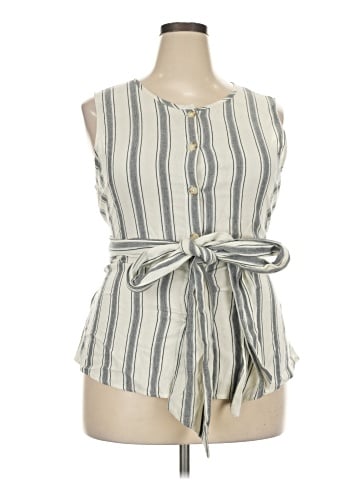 Who What Wear Sleeveless Blouse (view 1)