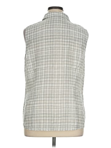 Lafayette 148 New York Sleeveless Button-Down Shirt (view 2)