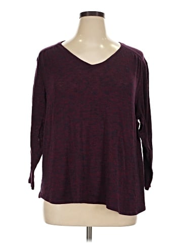 Liz Claiborne 3/4 Sleeve T-Shirt (view 1)