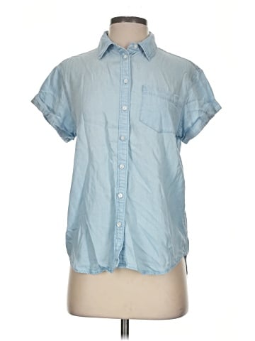 Caslon Short Sleeve Button-Down Shirt (view 1)