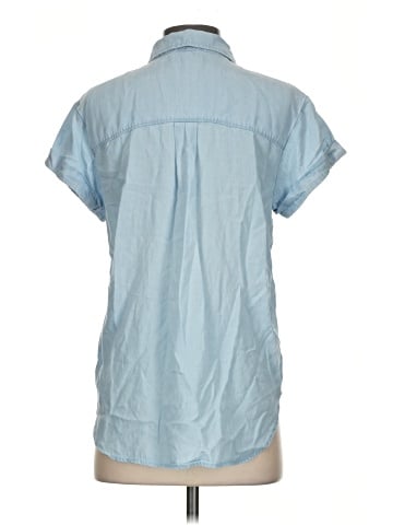 Caslon Short Sleeve Button-Down Shirt (view 2)