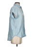 Caslon Blue Short Sleeve Button-Down Shirt Size XS - photo 4