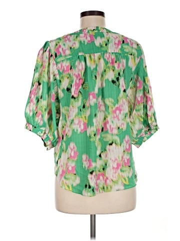 Rose + Olive 3/4 Sleeve Blouse (view 2)