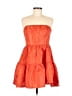 Forever 21 100% Polyester Orange Cocktail Dress Size L - photo 1