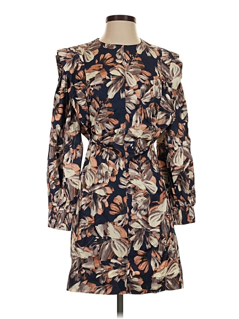 Pre-owned En Saison Casual Dress In Brown