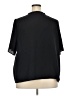 Nine West 100% Polyester Black Short Sleeve Blouse Size 3X - photo 2