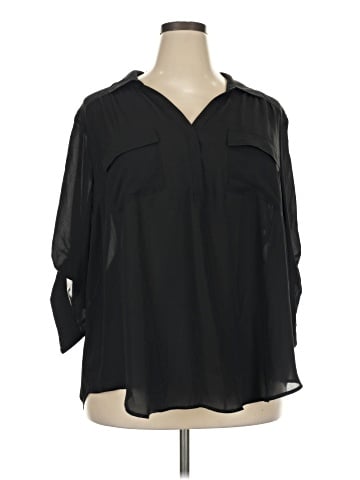 Torrid 3/4 Sleeve Blouse (view 1)