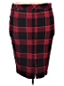 Torrid Plaid Red Formal Skirt Size 3X Plus (3) - photo 2