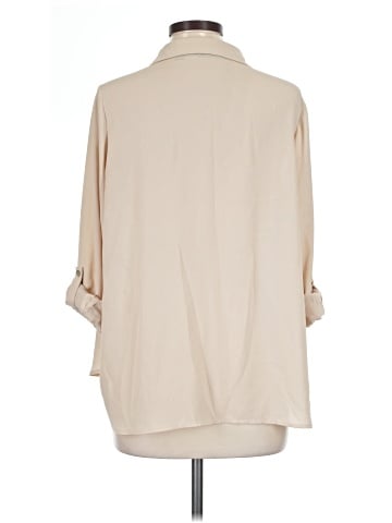 Investments 3/4 Sleeve Button-Down Shirt (view 2)