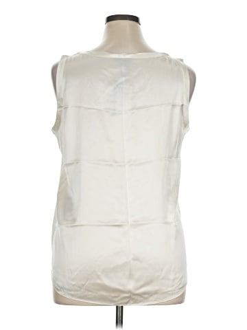 Lafayette 148 New York Sleeveless Silk Top (view 2)