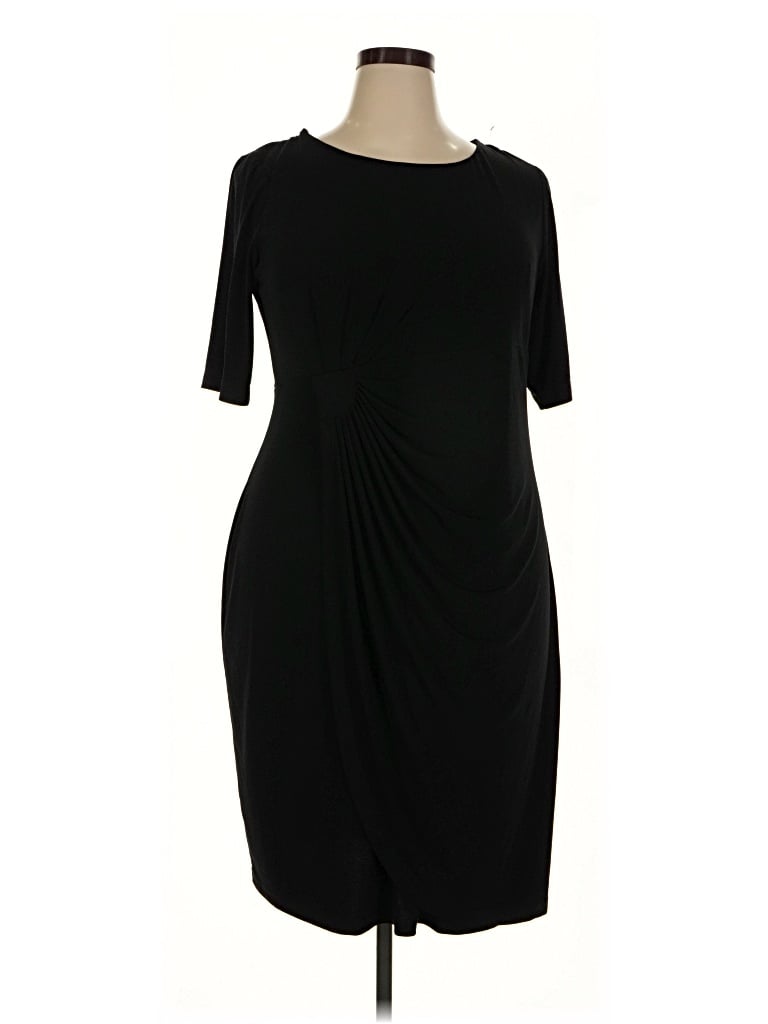 Pre-owned Connected Apparel Cocktail Dress In Black