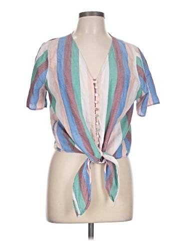 Madewell Short Sleeve Blouse (view 1)