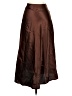 Shein 100% Polyester Solid Brown Formal Skirt Size XS (tall) - photo 1