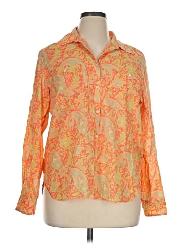 Lauren by Ralph Lauren Long Sleeve Blouse (view 1)