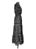 Max Studio Floral White Black Casual Dress Size S - photo 4