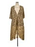 Torrid 100% Polyester Animal Print Tan Casual Dress Size 3X Plus (3) - photo 1