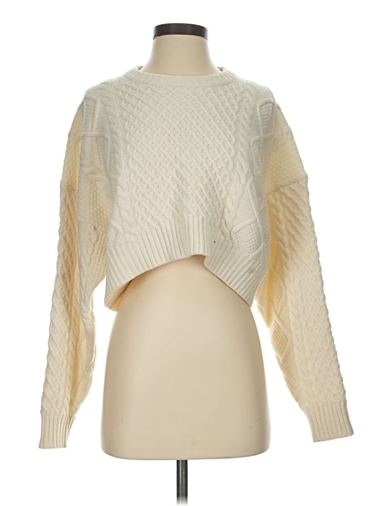 Pre-owned Sunday Best Wool Pullover Sweater In Ivory
