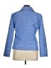 D. Vine 100% Polyester Print Blue Blazer Size 16 - photo 2