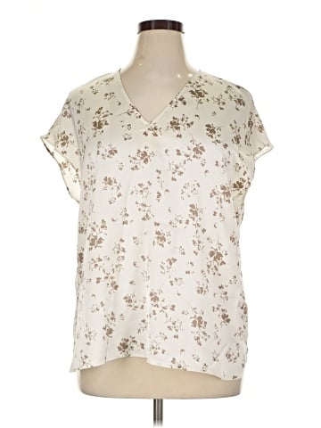 Halogen Short Sleeve Blouse (view 1)