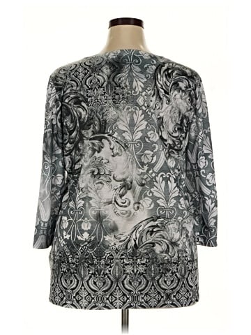 Cj Banks 3/4 Sleeve Blouse (view 2)