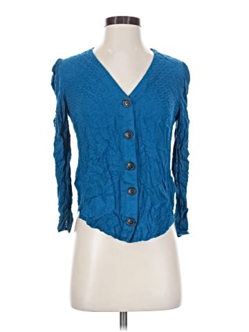 Maeve by Anthropologie 3/4 Sleeve Button-Down Shirt (view 1)