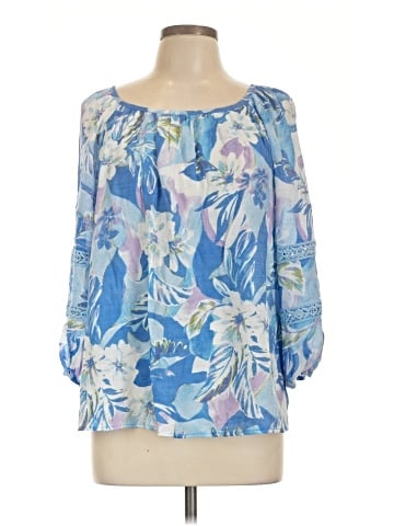 Unique Spectrum 3/4 Sleeve Blouse (view 1)