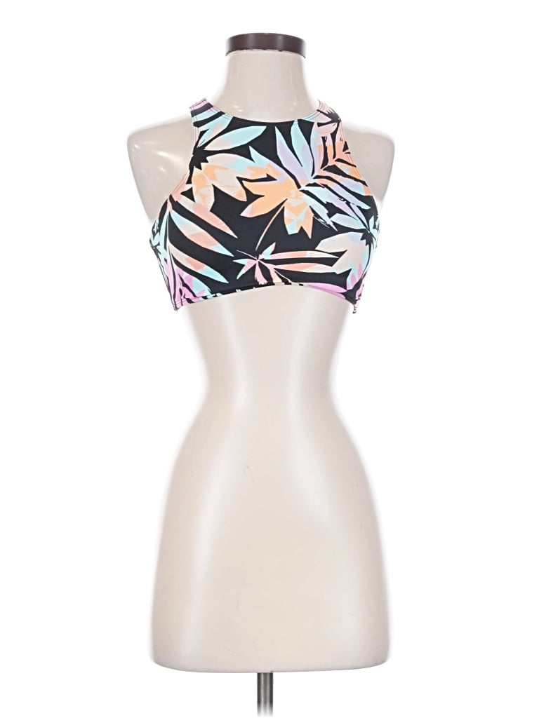 Pre-owned Roxy Tank Top Ivory Halter Neckline Tops