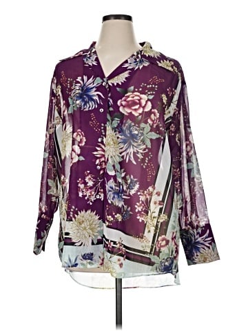 City Chic 3/4 Sleeve Blouse (view 1)