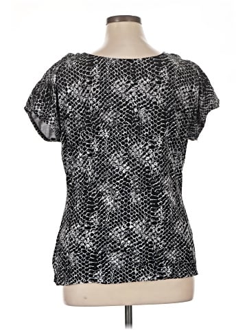 Worthington Short Sleeve Blouse (view 2)