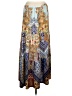 Boston Proper Paisley Blue Casual Skirt Size M - photo 1