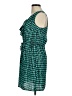 Bebop 100% Polyester Print Teal Casual Dress Size M - photo 5
