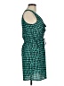 Bebop 100% Polyester Print Teal Casual Dress Size M - photo 4