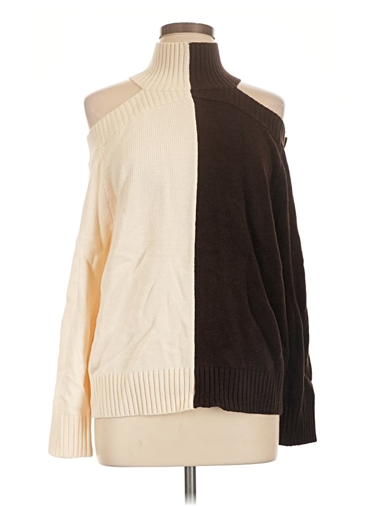 Pre-owned Hyfve Turtleneck Sweater In Brown
