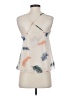 Rory Beca 100% Polyester Ivory Tank Top Size S - photo 2