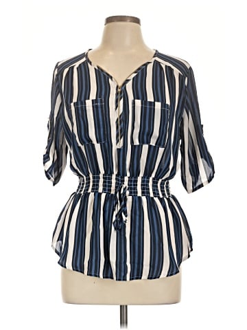 J for Justify 3/4 Sleeve Blouse (view 1)