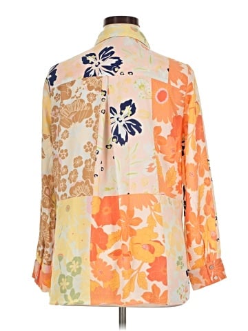 Rose + Olive Long Sleeve Blouse (view 2)