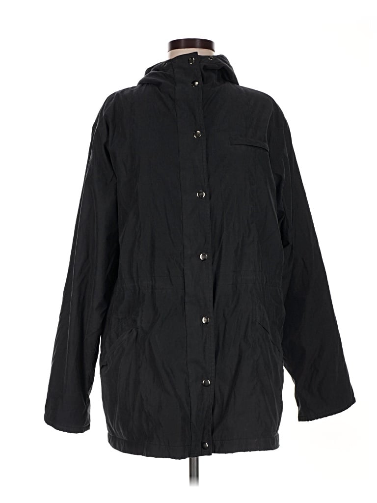 Pre-owned Nordstrom Raincoat In Black