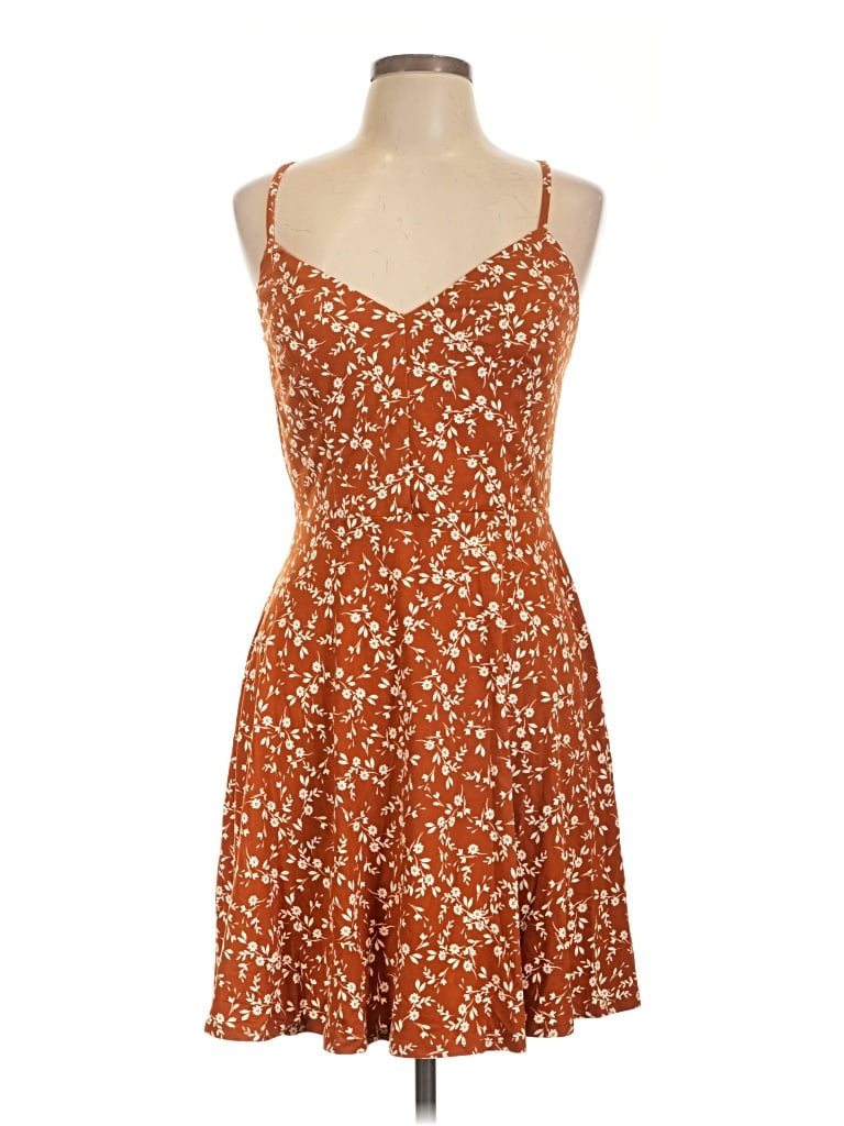 Pre-owned Nine Britton Casual Dress In Brown