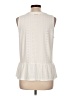 MICHAEL Michael Kors Ivory Sleeveless Blouse Size L - photo 2