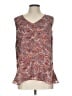 CAbi 100% Polyester Gray Sleeveless Blouse Size L - photo 1