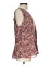 CAbi 100% Polyester Gray Sleeveless Blouse Size L - photo 4