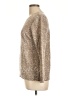 J. McLaughlin 100% Cashmere Animal Print Tan Cashmere Pullover Sweater Size L - photo 5