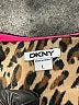 DKNY 100% Polyester Animal Print Brown Pullover Hoodie Size L - photo 7