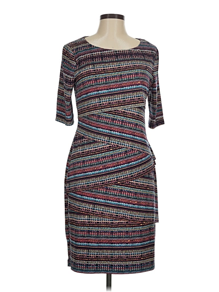 Pre-owned Connected Apparel Casual Dress In Gray