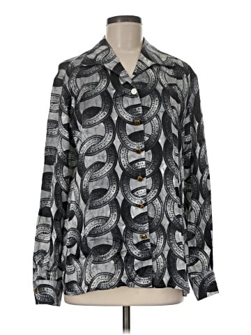Escada by Margaretha Ley Long Sleeve Blouse (view 1)
