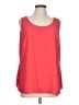 Chico's 100% Polyester Red Sleeveless Top Size Lg (2) - photo 1