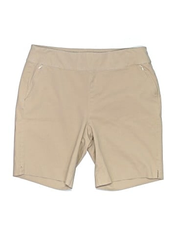 Soft Surroundings Khaki Shorts (view 1)
