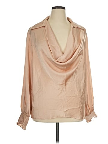 Shein Curve Long Sleeve Blouse (view 1)