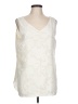Chico's 100% Polyester Ivory Sleeveless Blouse Size Lg (2) - photo 1